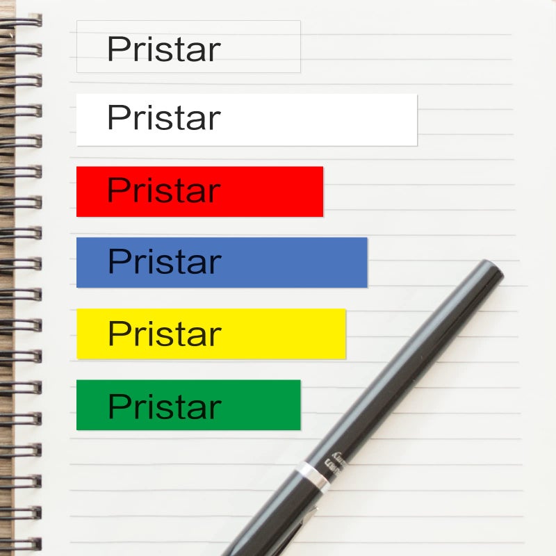 Pristar 18mm 0.7" Label Tape Replacement for Brother TZe-141 TZe-241 TZe-441 TZe-541 TZe-641 TZe-741 3/4 Inch TZ Laminated for Brother PT-D410 PT-D400 PT-D600 PT-D610BT PT-P700 PT-1830, 6-Pack - Image 3